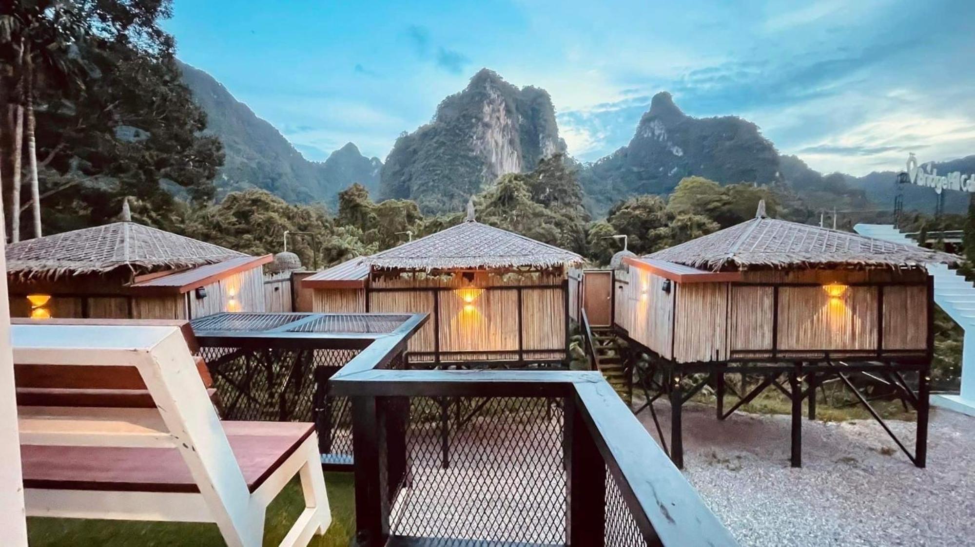 Bridge Hill Cafe Glamping Hotel Khao Sok National Park Kültér fotó